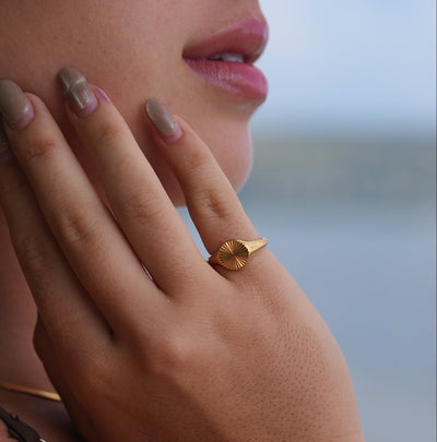 Sunburst Rising Ring