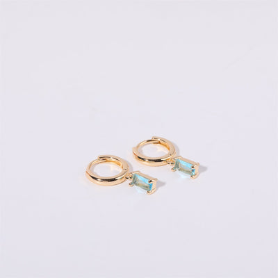 Birthstone Huggies Earrings