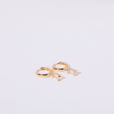 Birthstone Huggies Earrings