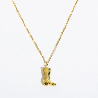 Cowgirl Boot Pendant