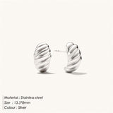 Croissant Huggie Earrings