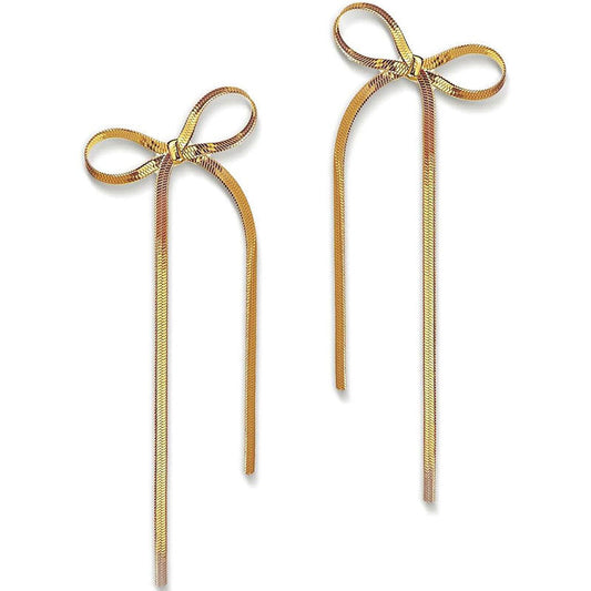 Carol Bow Earrings — OLYMP'D waterproof jewelry
