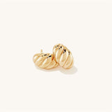 Croissant Huggie Earrings