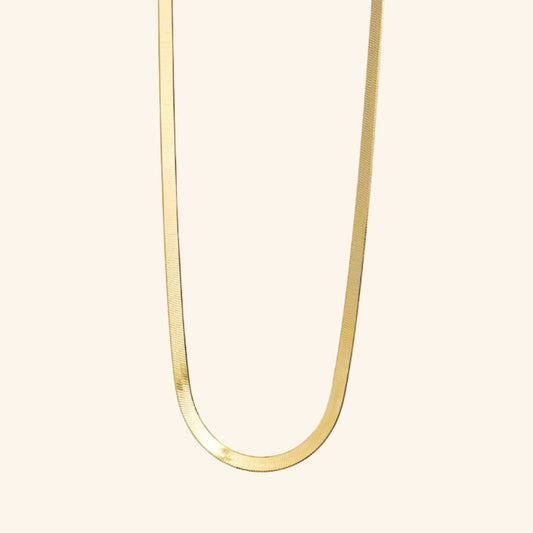 Herringbone Chain — OLYMP'D waterproof jewelry