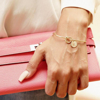 Infinity Bangle Bracelet.