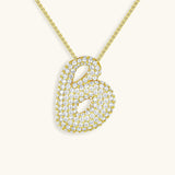 Bubble Initial Necklace