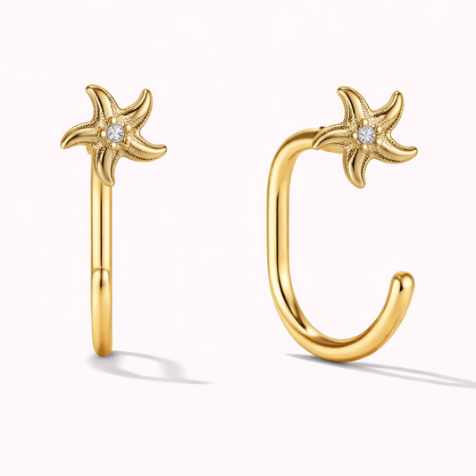 Sea Star Comfort Earrings — OLYMP'D waterproof jewelry