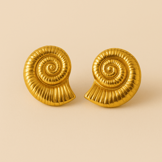 Chunky Shell Earrings — OLYMP'D waterproof jewelry