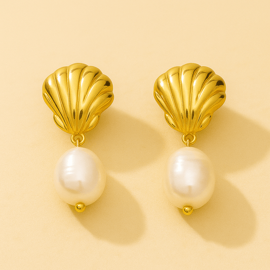 Dawnshell Earrings — OLYMP'D waterproof jewelry