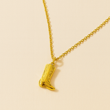 Cowgirl Boot Pendant