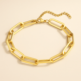 Chunky Paperclip Bracelet