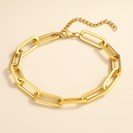 Chunky Paperclip Bracelet — OLYMP'D waterproof jewelry