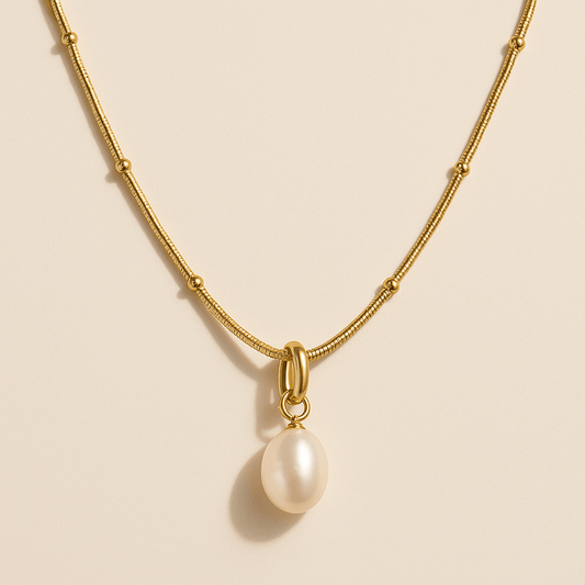 Isola Pearl Pendant Necklace — OLYMP'D waterproof jewelry