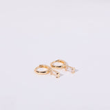 Birthstone Huggies Earrings
