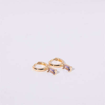 Birthstone Huggies Earrings