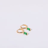 Birthstone Huggies Earrings