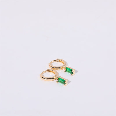 Birthstone Huggies Earrings