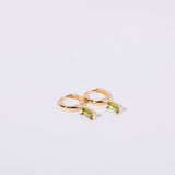 Birthstone Huggies Earrings