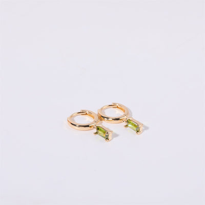 Birthstone Huggies Earrings