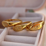 Angel Number Signet Ring