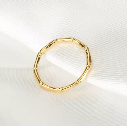 Bamboo Stacker Ring — OLYMP'D waterproof jewelry