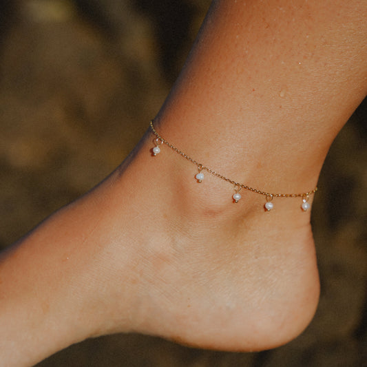 Tide Anklet — OLYMP'D waterproof jewelry
