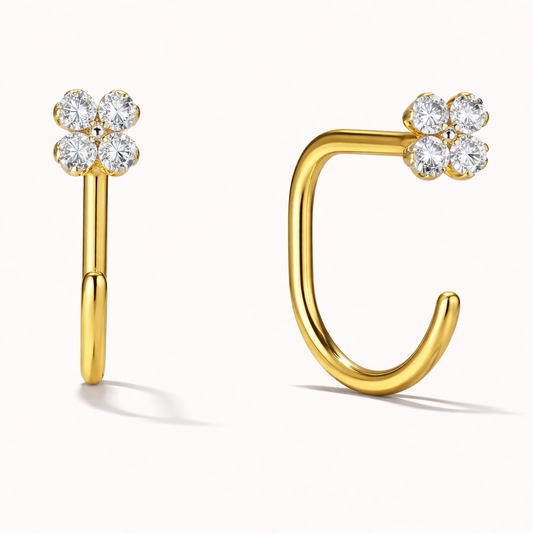 Clover Comfort Earrings — OLYMP'D waterproof jewelry