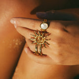 Kai Mother of Pearl Ring